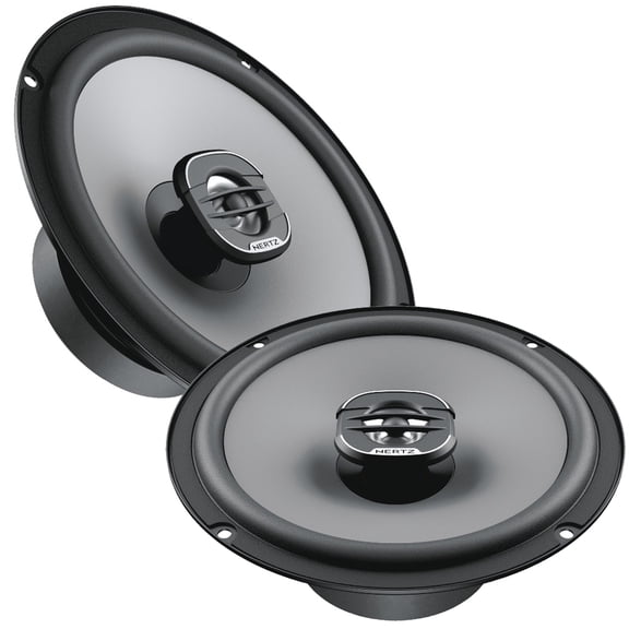 Hertz X 165 440W Peak 110W RMS 6.5 Uno Series 2-way Coaxial Speakers