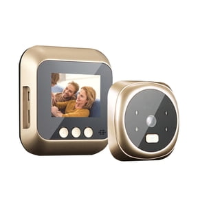 Herunwer 2.4 Inch Digital Door Viewer with Night Vision, 160 Degree Wide Angle Lens, Anti-theft Peephole Camera with Photo Capture and Memory Card Support