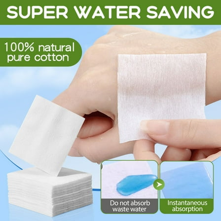 Herunwer Avocado Facial Cotton Pads, Skin Friendly & Soft Makeup Remover Cotton Pads, Lightweight Toner Cotton Pads, Highly Absorbent, Multipurpose Facial Cotton Pads