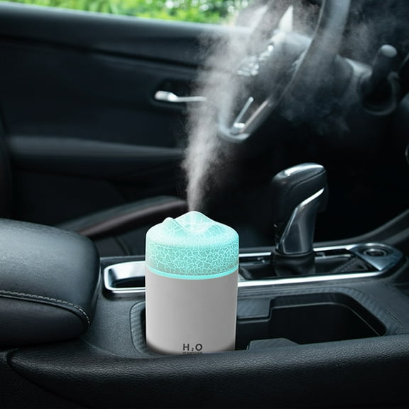 Herunwer Car Diffuser Humidifier Aromatherapy Essential Oil Diffuser Car Air Freshener Diffuser Cool Mist Mini Portable Diffuser for Car Home Office Bedroom