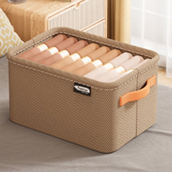 Herunwer Clothing Storage Bins for Closet, Foldabl Fabric Foldable Storage Baskets Cloth Box, Fabric Containers Boxes for Organizing Shelves Bedroom