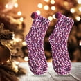 thumbnail image 1 of Herunwer Cute Women Cupcake Cozy Sleep Bed Indoor Home Socks Thermal Home Girls Slipper Fuzzy Cupcake Socks, 1 of 6