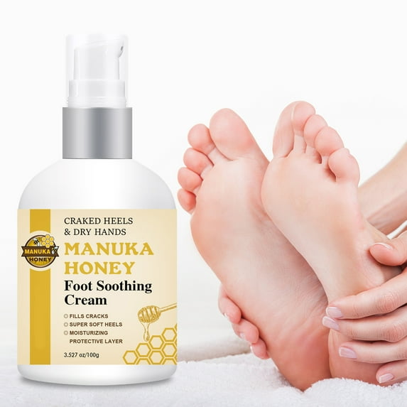 Herunwer Dry, Cracked Foot Repair Ultra-Hydrating Foot Cream Moisturizer, Skin Care Foot Lotion for Dry Cracked Feet, Heals and Moisturizes for Healthy Feet