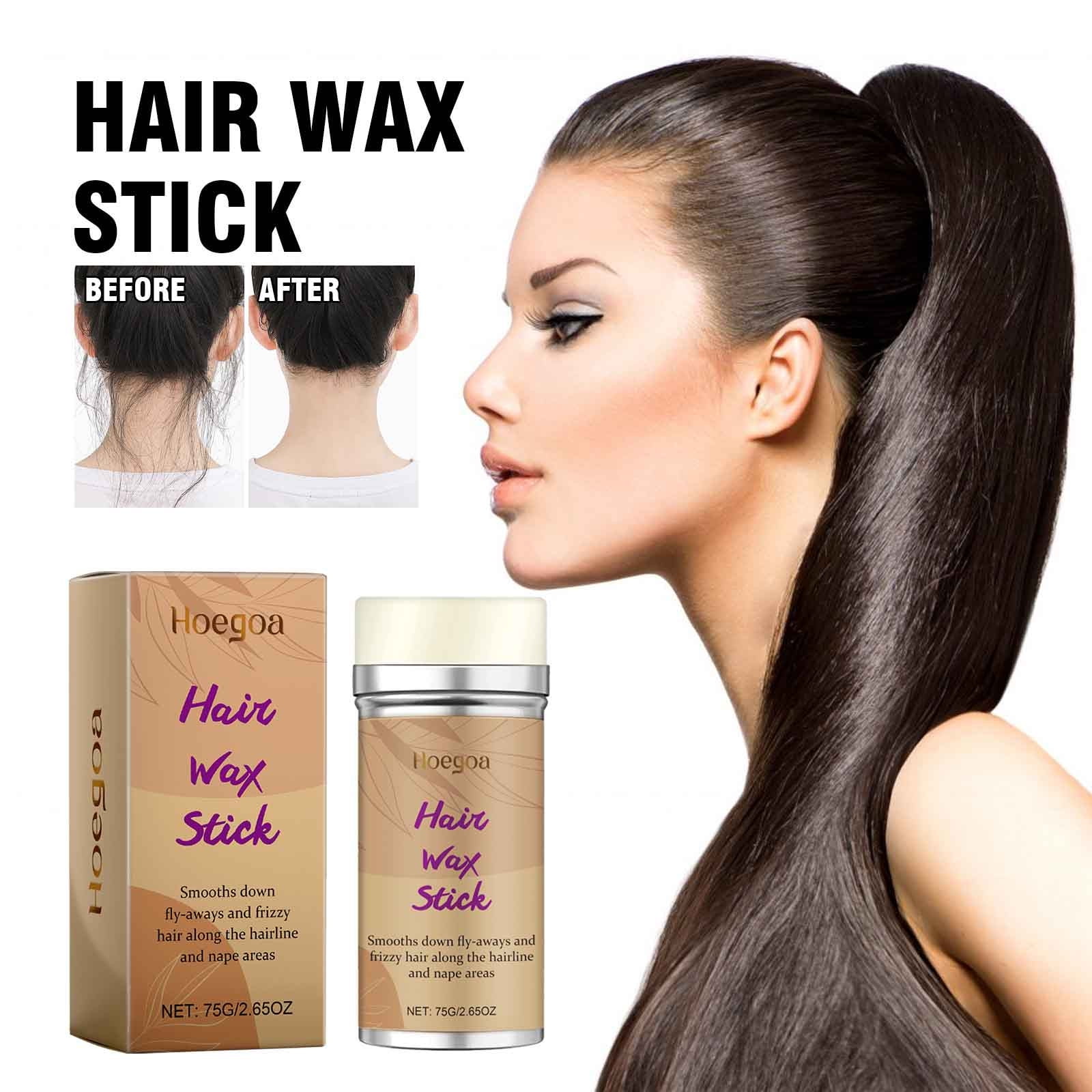 Herunwer Hair Wax Stick, Hair Wax Stick for Flyaways Hair Gel Stick Nongreasy Styling Cream for