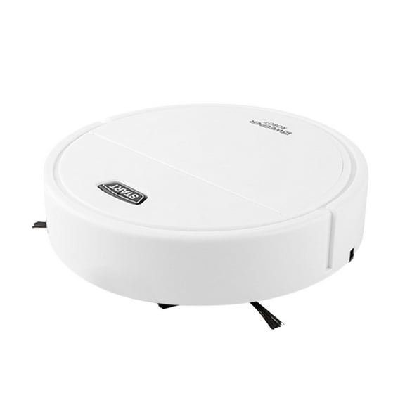 Herunwer Intelligent Sweeping Robot, 3 in 1 Automatic Intelligent Sweeping Robot Vacuum Cleaner, USB Rechargeable Mini Lazy Charging Automatic Cleaner, for Household Sofa Bedroom
