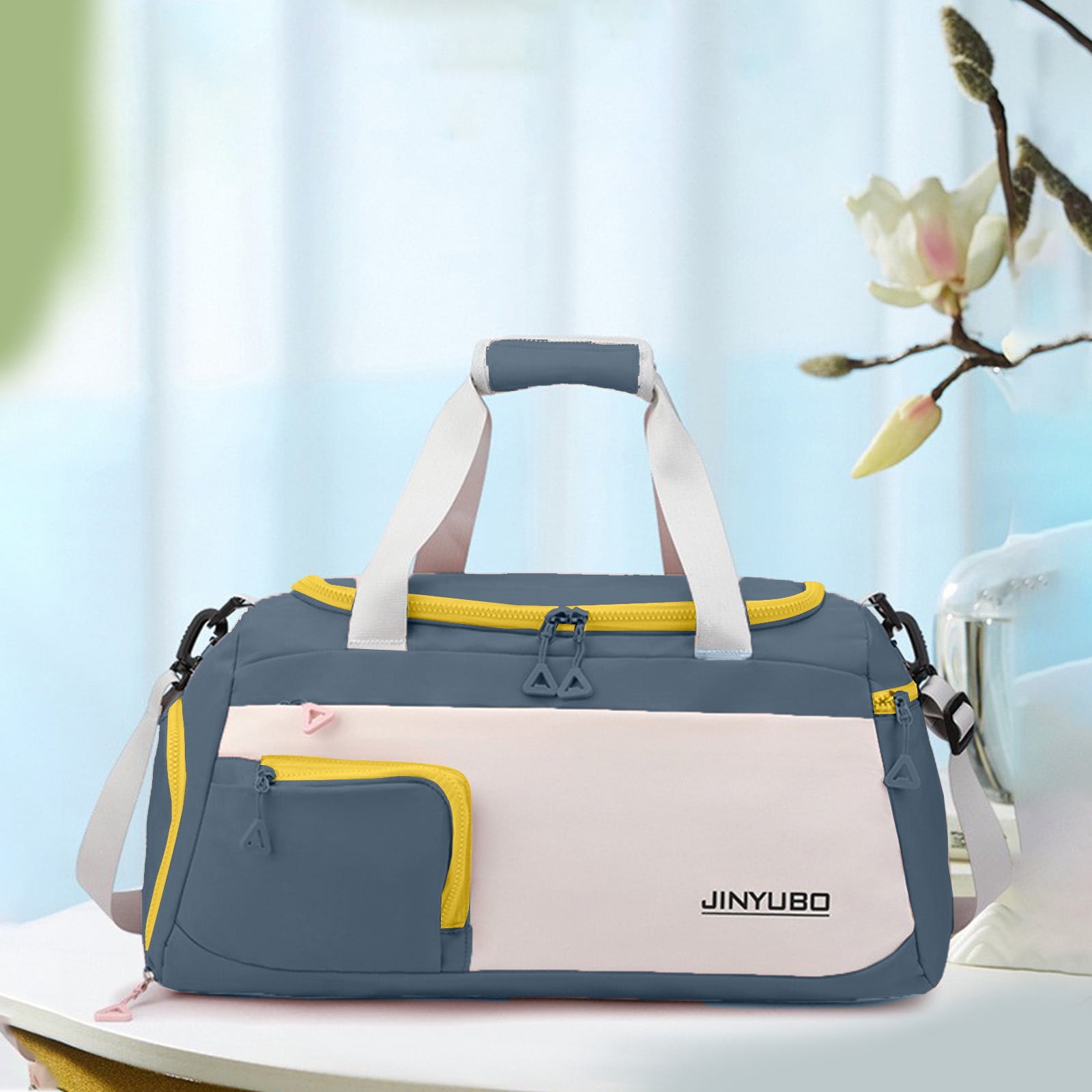 Herunwer Large Capacity Foldable Travel Bag Expandable Portable Carry