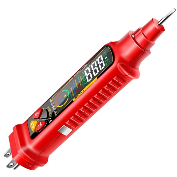 Herunwer Non-Contact Digital Voltage Tester Pen with LCD Display, Multi-Function Electrical Circuit Tester for Home and Industrial Use