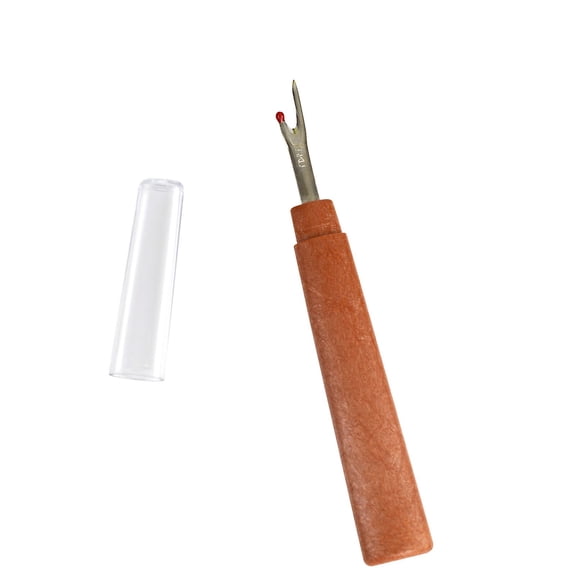 Herunwer Seam Ripper and Thread Remover, Small Stitch Unpicker Tool with Safety Cover for Sewing Craft Projects