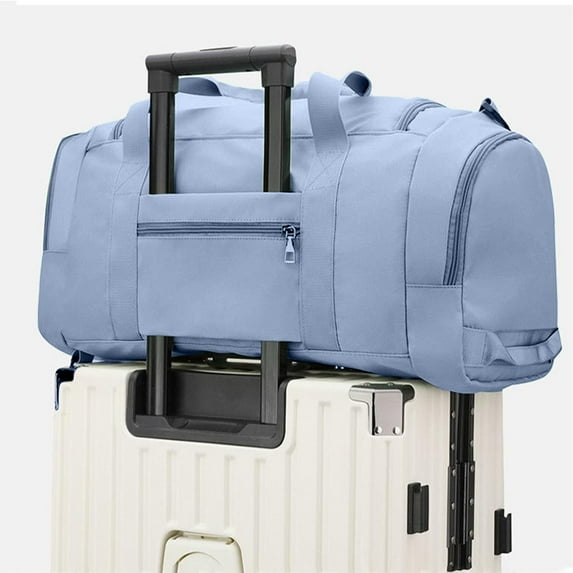 Herunwer Travel Duffle Bag, Waterproof Weekender Bag Carry On Tote Bags, Travel Essentials Sport Gym Bag for Men, Hospital Bag for Labor and Delivery, Overnight Bag Luggage Bag