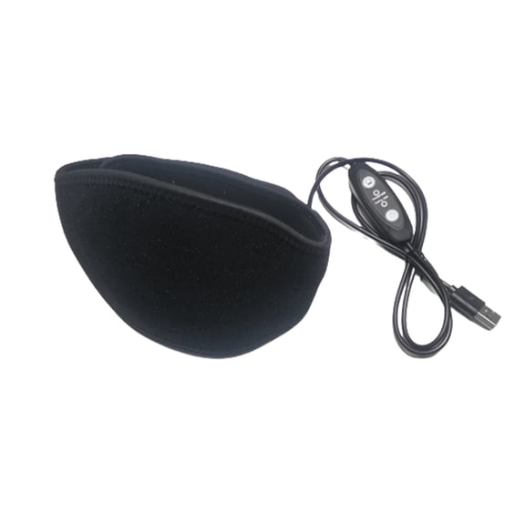Herunwer USB Heated Neck Massage Wrap with Vibration, 5 Heat & Vibration Modes for Pain Relief