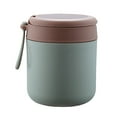 thumbnail image 1 of Herunwer Vacuum Insulated Soup Container with Spoon, Leakproof Food Jar for Hot & Cold Meals, Portable Lunch Thermos for Office School, 1 of 5