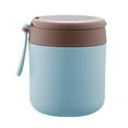 thumbnail image 1 of Herunwer Vacuum Insulated Soup Container with Spoon, Leakproof Food Jar for Hot & Cold Meals, Portable Lunch Thermos for Office School, 1 of 6