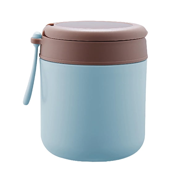 Herunwer Vacuum Insulated Soup Container with Spoon, Leakproof Food Jar for Hot & Cold Meals, Portable Lunch Thermos for Office School