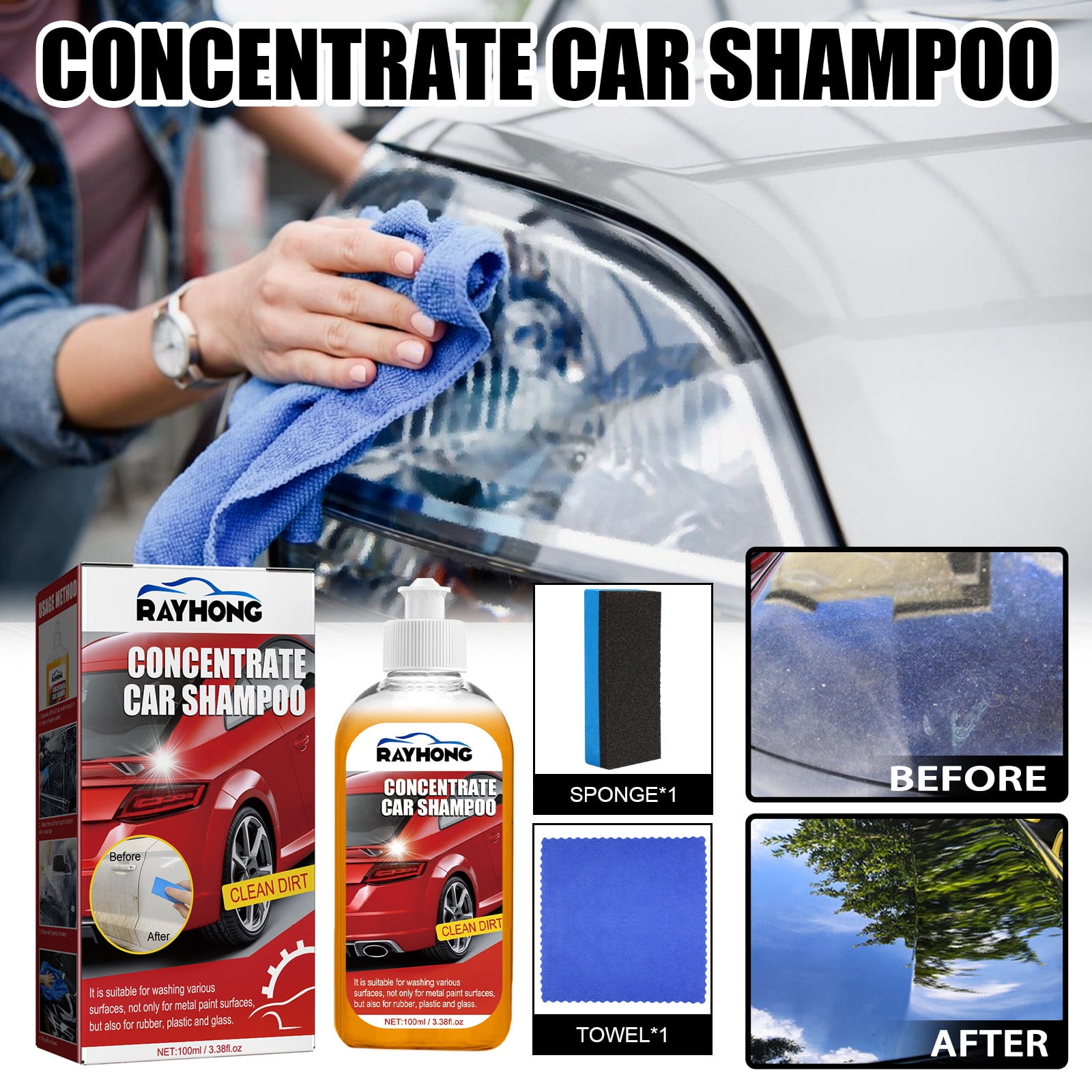 Herunwer Wholesale Car Exterior Shampoo Multipurpose Automotive