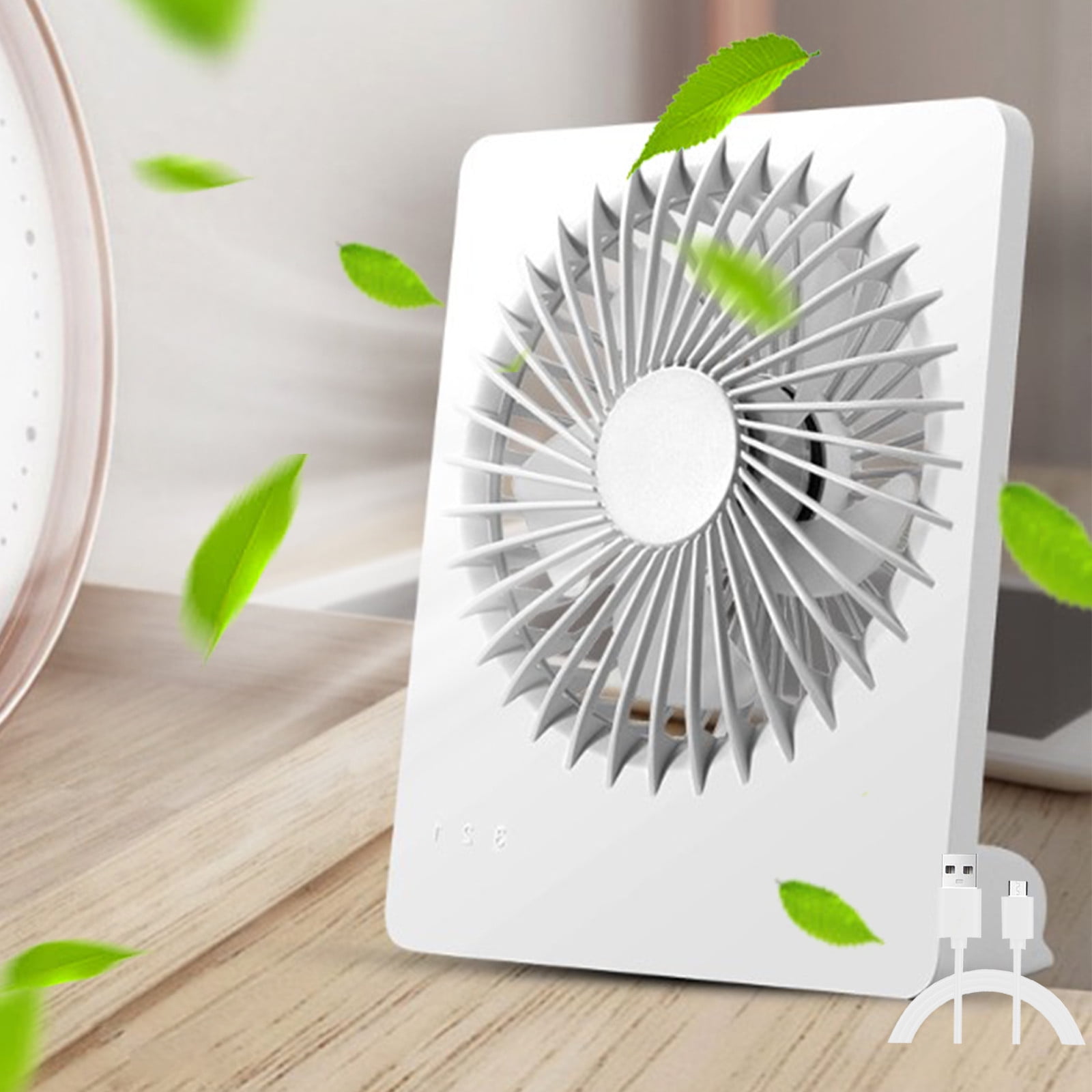 Herunwer Wholesale Desk Fan Small PortableDesktop Fan Strong Airflow