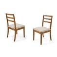 thumbnail image 1 of Herval Furniture Dining Chair Herval, Ladder-Back, Solid Wood, Set of 2 Oak Oak Finish, 1 of 5