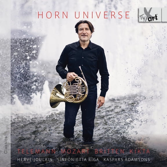 Herve Joulain - Telemann, Mozart, Britten & Kikta: Horn Universe  Works for Horn, Tenor & Orchestra - Music & Performance - CD