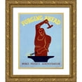 thumbnail image 1 of Herzog, Harry 12x14 Gold Ornate Wood Framed with Double Matting Museum Art Print Titled - Forging ahead Works Progress Administration, 1 of 4