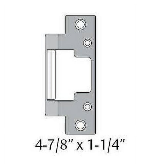 Hes 801E630 Assa Abloy Electronic Security Hardware - Hes Faceplate for 8000 Strike, Satin Stainless Steel