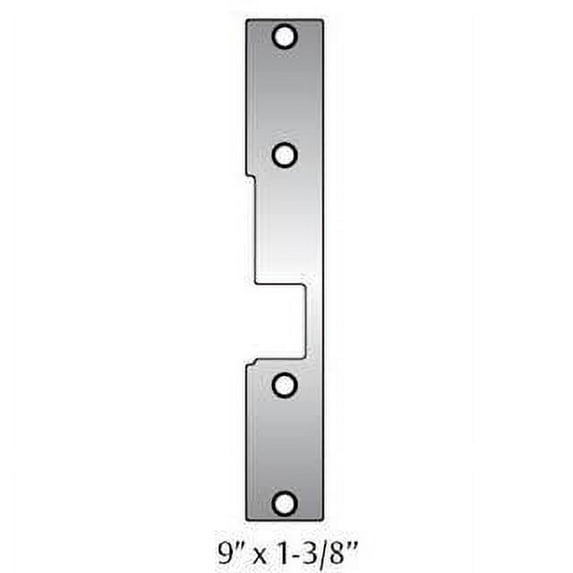 Hes Km2 Faceplate For Hes 1006 Series Electric Strikes For Use - Stainless Steel