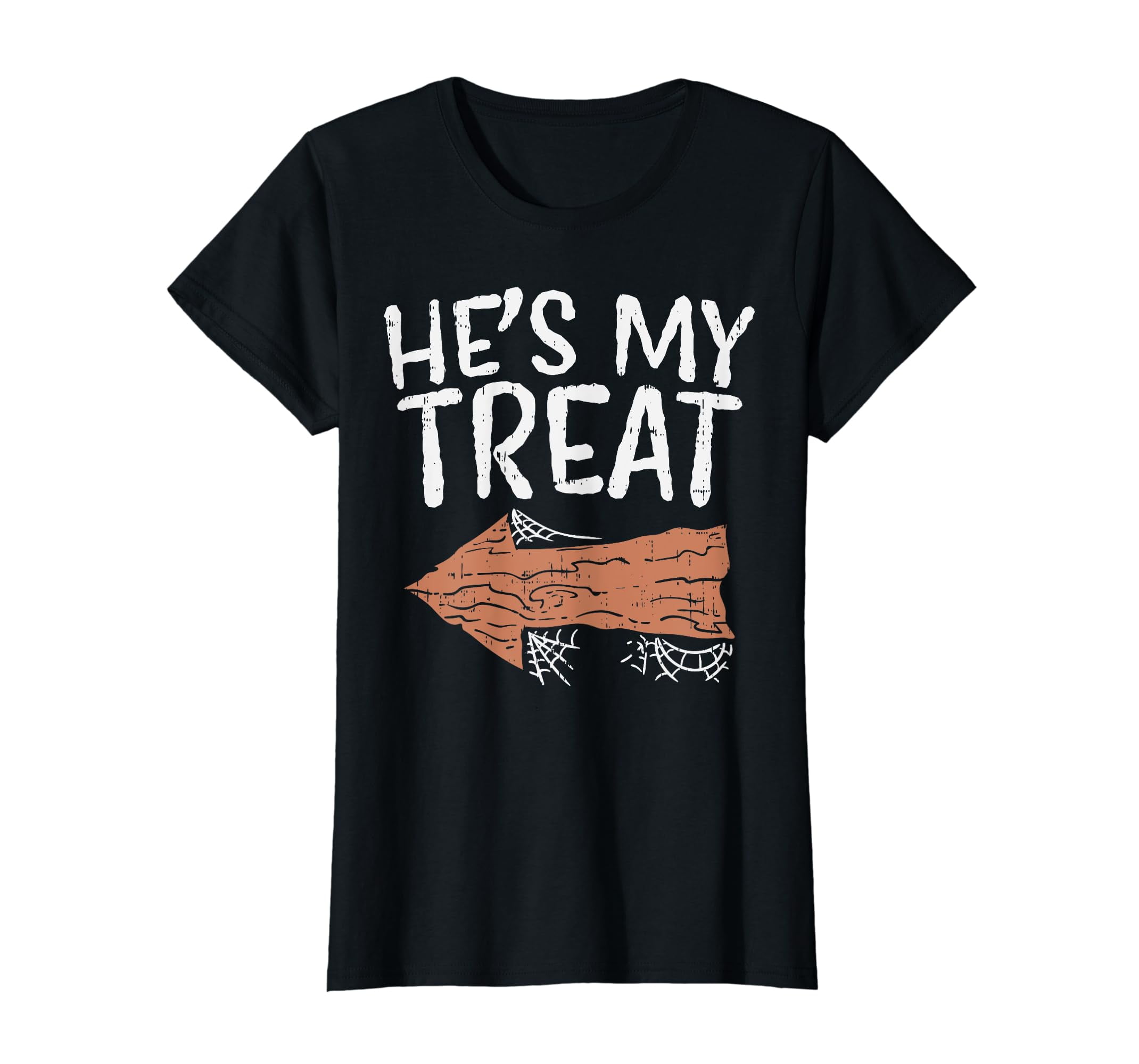 Hes My Treat Matching Couple Halloween Costume Girlfriend TShirt