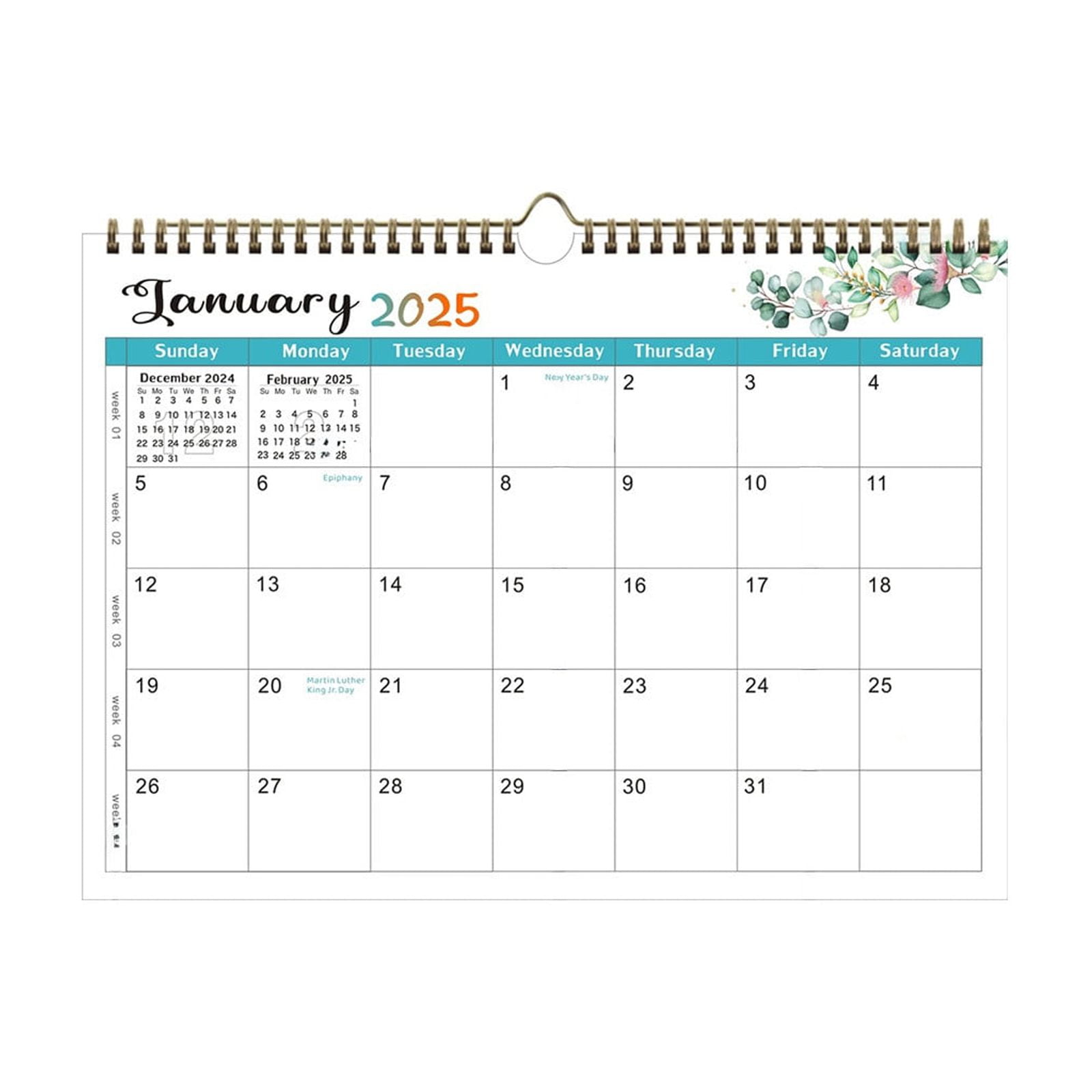 Hesai 20252026 Calendar, Wall Calendar 20252026 from January 2025 to