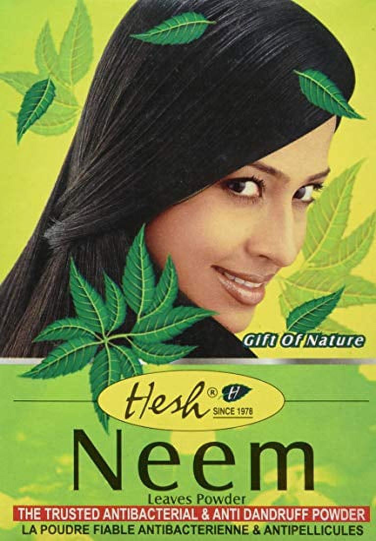 Hesh Neem Leaves Powder 100g - The trusted Antibacterial and Anti Dandruff Powder - image 1 of 2