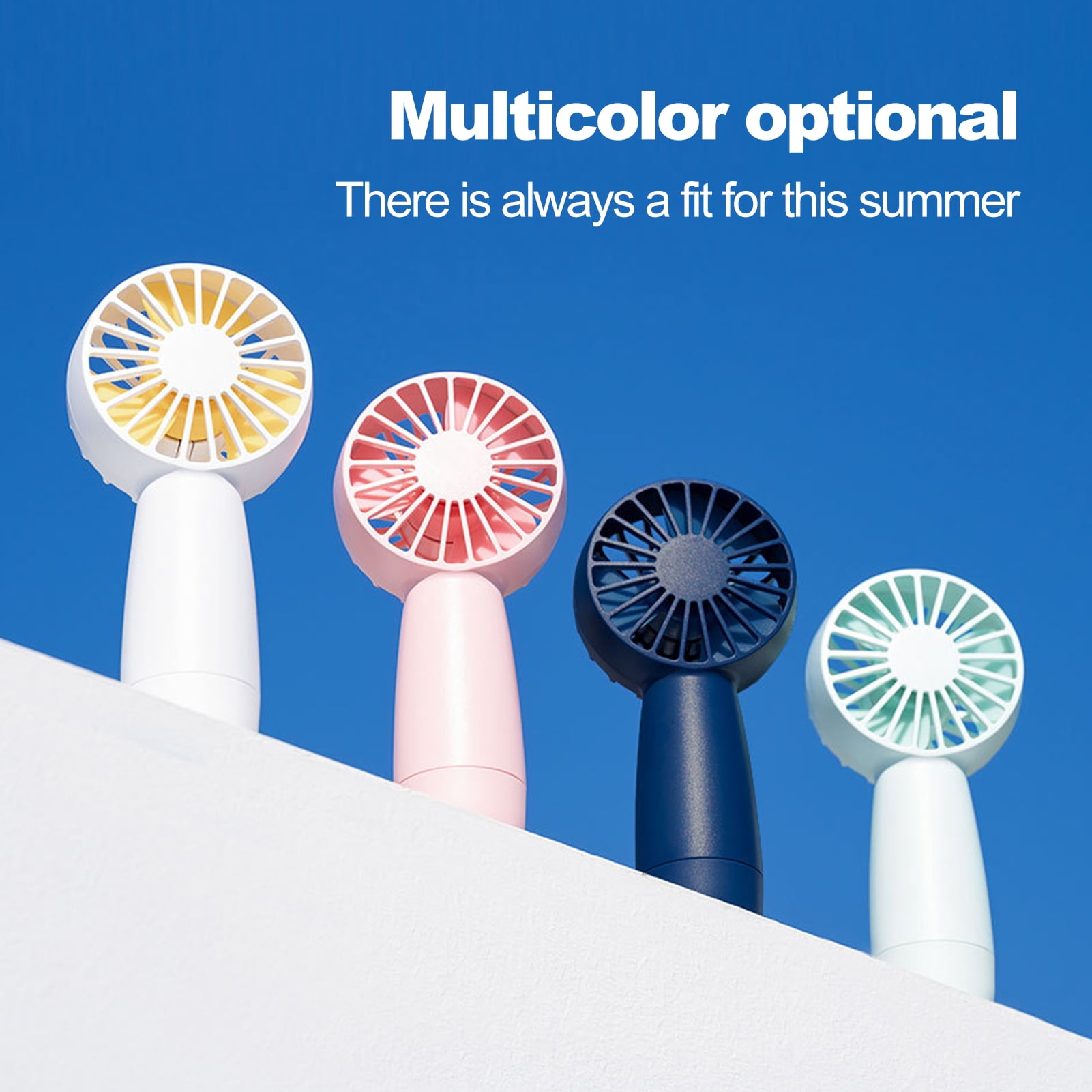 Handheld Fan Accessory Hesroicy 1 Set Handheld Fan 3 Wind Speeds 3-Blade Brushless Motor Ultra ...