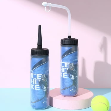 Hesroicy 600ml Water Bottle Large Capacity Leak-proof Squeeze Type Drinking PP Material Squeeze Sports Water Bottle Daily Use