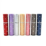 Hesroicy 6ml Outdoor Travel Portable Refillable Perfume Atomizer Spray Empty Bottle Pump