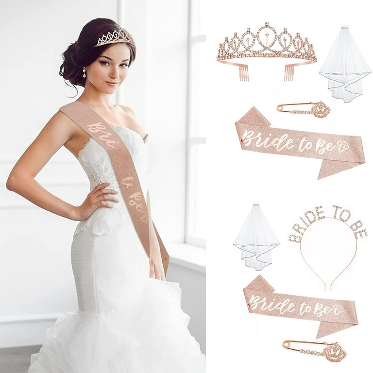 Hesroicy Bride-to-Be Sash - Tear-Resistant, Non-Fading, Waterproof - Easy  to Wear - Perfect Bridal Ribbon for Bachelor Party and Wedding Supplies 