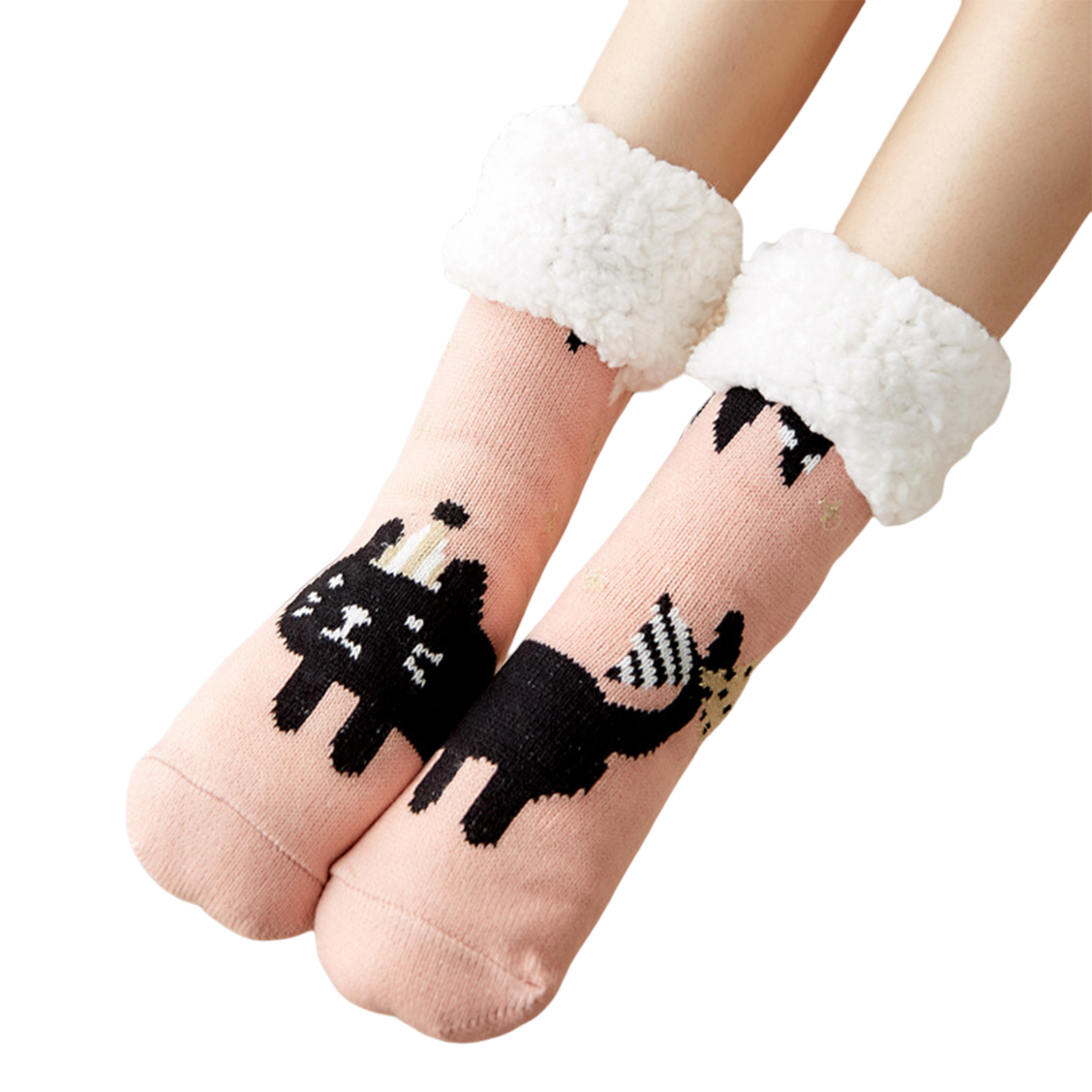 Prrr-recious Cozy Moments™ Sherpa Lined Socks