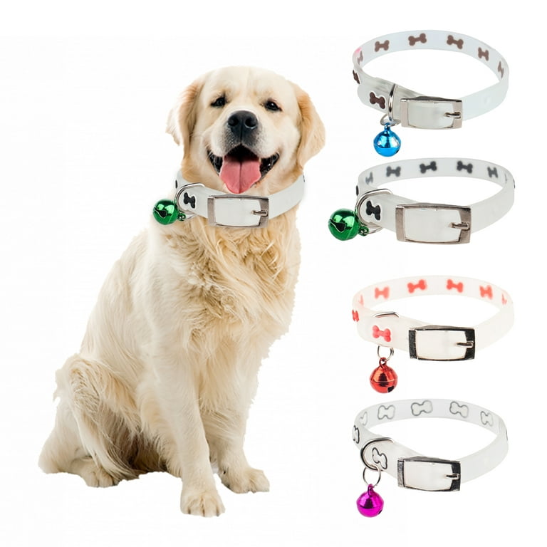 Pet Collar Pet Collar Tag Cat Adjustable Pet Collar with Bell Rhinestone  Shiny Collar for Dog Heavy Duty Collar with Release Buckle Pet Collar Dog