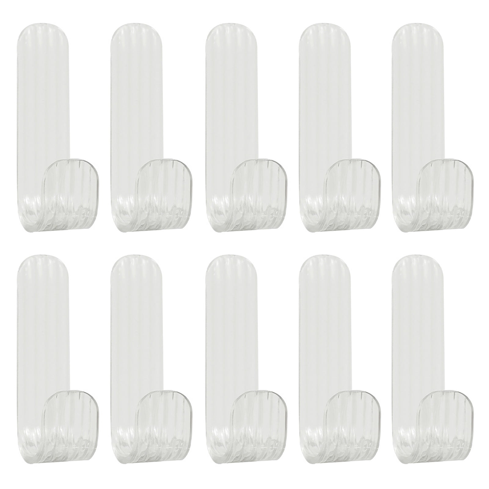Hesroicy transparent acrylic wall hooks self adhesive and traceless