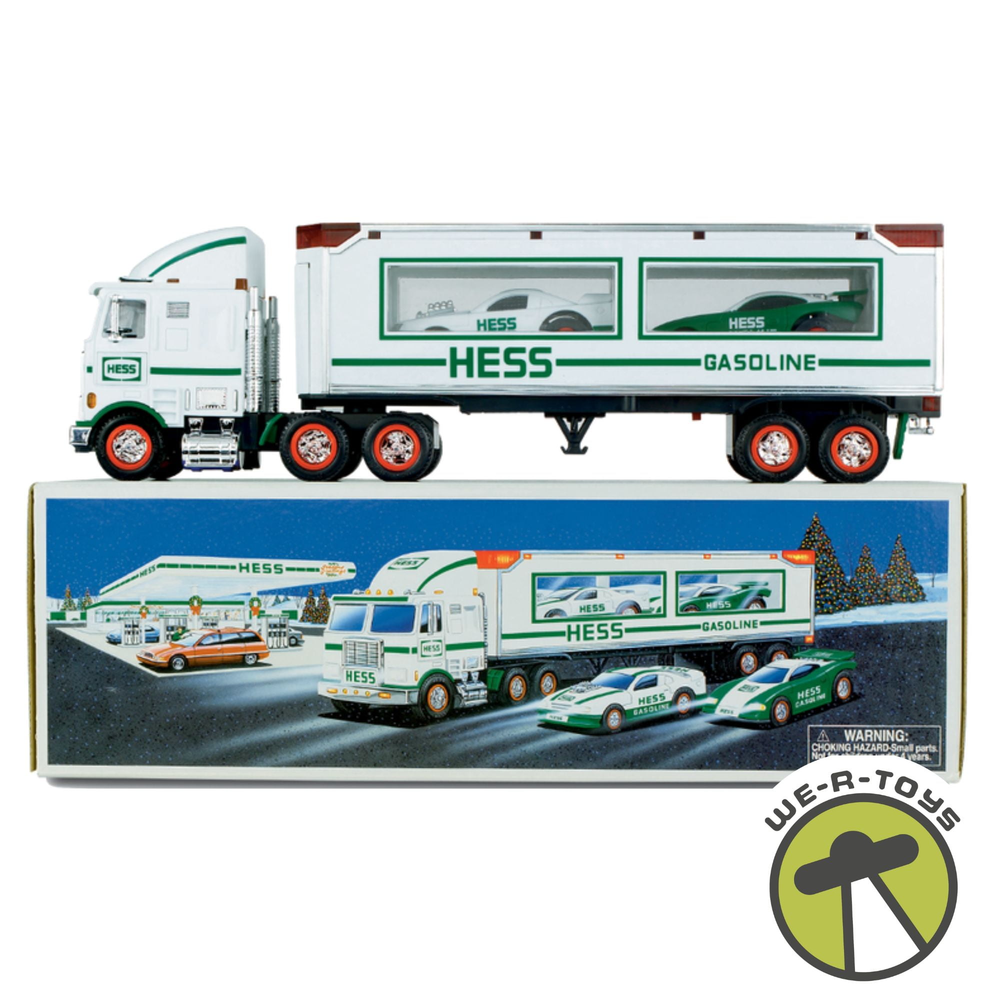 HESS トレーラーとロケット 1999 Hess Truck and Space Shuttle with Satellite - We-R-Toys
