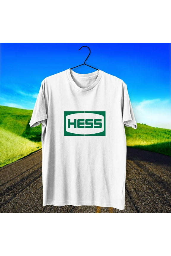 Hess Gas and Oil Logo Cotton T-Shirt Size S - 5XL