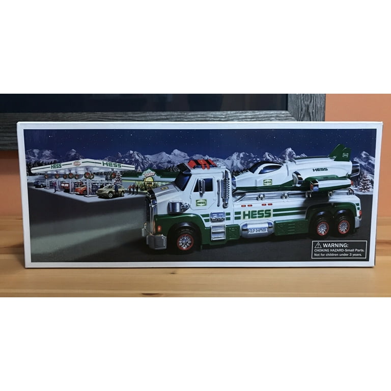 HESS トレーラーとロケット Hess 1999 Truck and Space Shuttle with Satellite – Jackie's