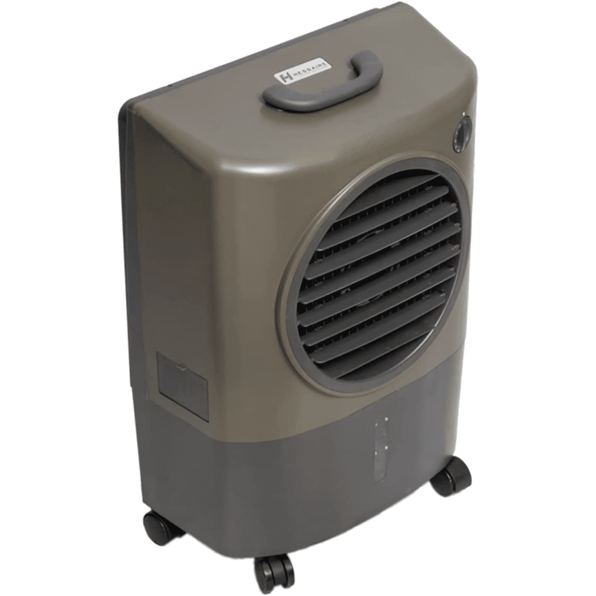 Hessaire MC18V (1300 DOE) 500 Sq Ft Portable Air Conditioner, Dark Gray