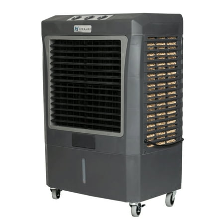 Hessaire MC37V 3100 CFM Low Humidity Evaporative Cooling Fan, 950 sq. ft, Gray