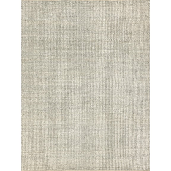 Hesse Flatweave Polyester/Cotton Light Silver 9'x12' Area Rug