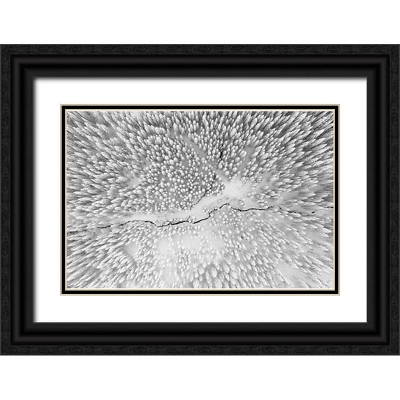 Hessel, Christoph 18x13 Black Ornate Wood Framed with Double Matting Museum Art Print Titled - Winter