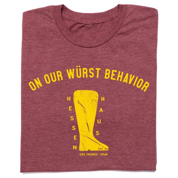 Hessen Haus Wurst Behavior Graphic Tee TShirt Gift