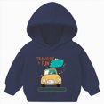 thumbnail image 1 of Hessimy 18-24 Months Toddler Boys Dinosaur Driving Car Graphic Pullover Hoodie,Fun Long Sleeve Sweatshirt with Cute Print, 1 of 7