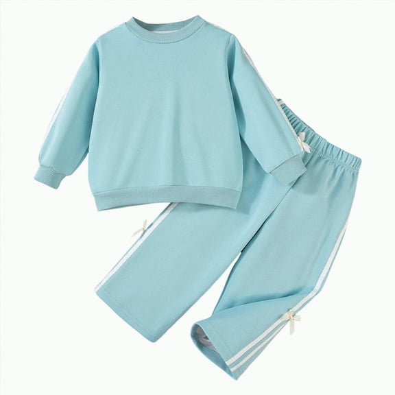 Hessimy 2 Pack Baby Boy Girl Gown Sleeper Knotted Nightgown And Hat Set Sleepwear Toddler Pajamas (Sky Blue,6-7 Years)