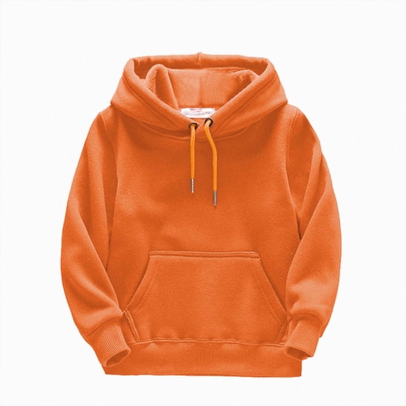 Hessimy 3-4 Years Toddler Boys Basic Pullover Hoodie with Drawstring,Comfortable Long Sleeve Sweatshirt with Front Pocket