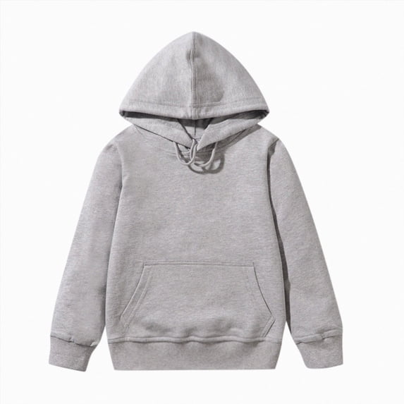 Hessimy 3-4 Years Toddler Boys Classic Pullover Hoodie,Soft Cotton Sweatshirt with Kangaroo Pocket and Ribbed Trim