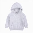 thumbnail image 1 of Hessimy 4-5 Years Toddler Boys Thermal Fleece-Lined Pullover Hoodie,Warm Winter Sweatshirt with Kangaroo Pocket,Kids Cozy Wear, 1 of 7
