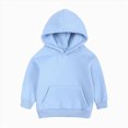 thumbnail image 1 of Hessimy 8-9 Years Toddler Boys Thermal Fleece-Lined Pullover Hoodie,Warm Winter Sweatshirt with Kangaroo Pocket,Kids Cozy Wear, 1 of 7