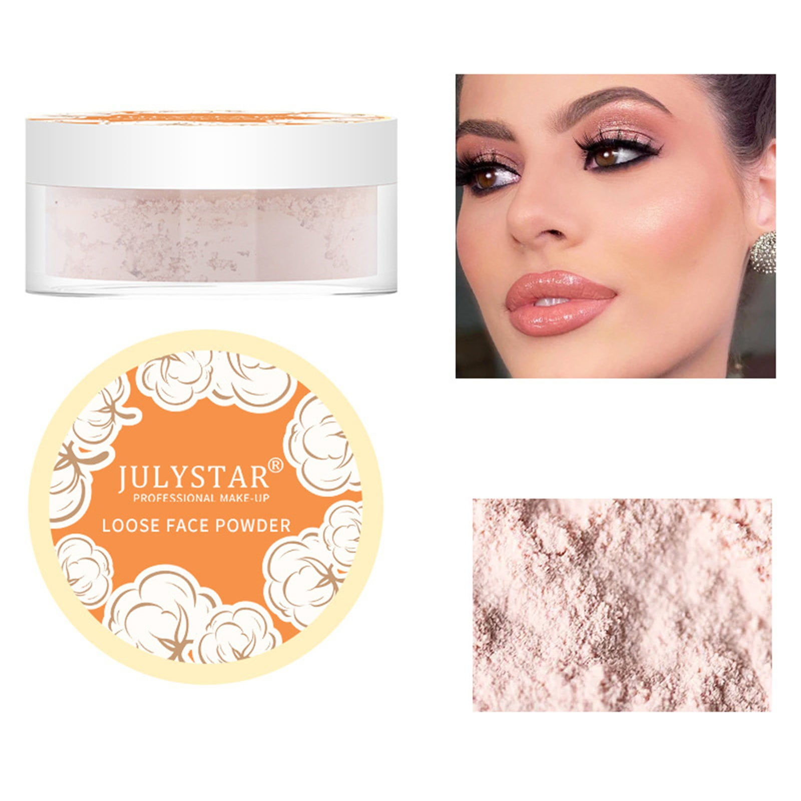 Hessimy Airspun Loose Powder Translucent Powders Fade Fine Lines Sweat