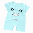 thumbnail image 1 of Hessimy Baby Bodysuits Solid Romper One-Piece Newborn Clothes Baby Shower Gifts,Comfy(Mint Green,18-24 Months), 1 of 4